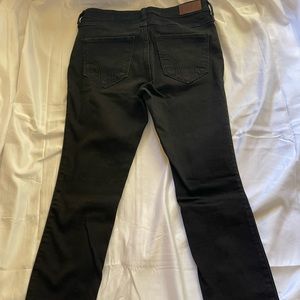 Hollister black jeans, size 3S high rise super skinny.